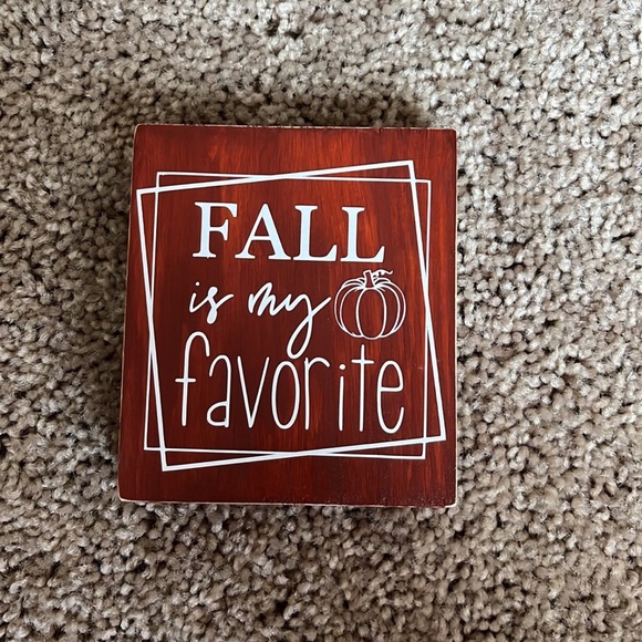 Fall Decorative Sign - Picture 2 of 2